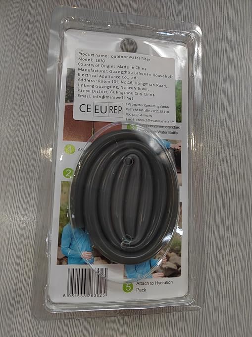 Miniwell Gravity Water Filter Straw