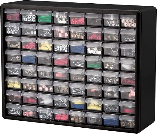 Akro-Mils 64-Drawer Plastic Drawer Storage Cabinet