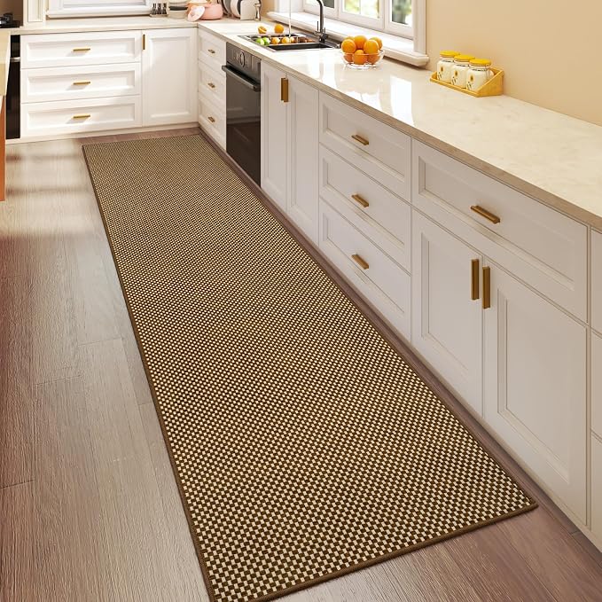YDKGL 2x8 ft Hallway Runner Rug Extra Long Boho Woven Kitchen Runner Rugs Mat