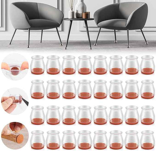32PCS Upgraded Silicone Chair Leg Floor Protectors
