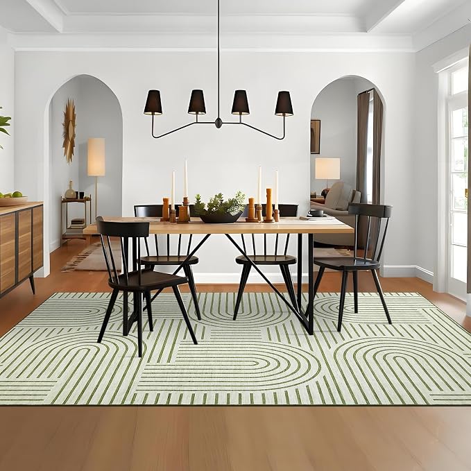 ROYHOME Washable Rug 4x6 Area Rugs