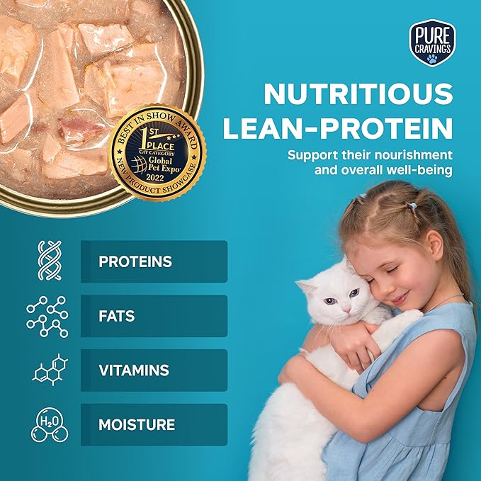Pate, Canned Wet Cat Food, 100% Mercury-Tested, Moist Can Fish, Grain-Free Protein, Non-GMO, Variety Pack of 12-3X Tuna/Salmon, 3X Tuna/Pumpkin, 3X Tuna/Sardine, 3X Salmon/Sardine