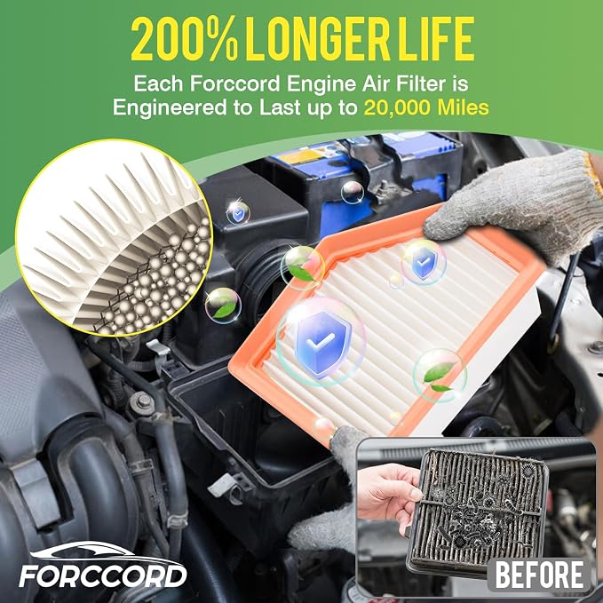 Cabin Air Filter&Engine Air Filter Fit