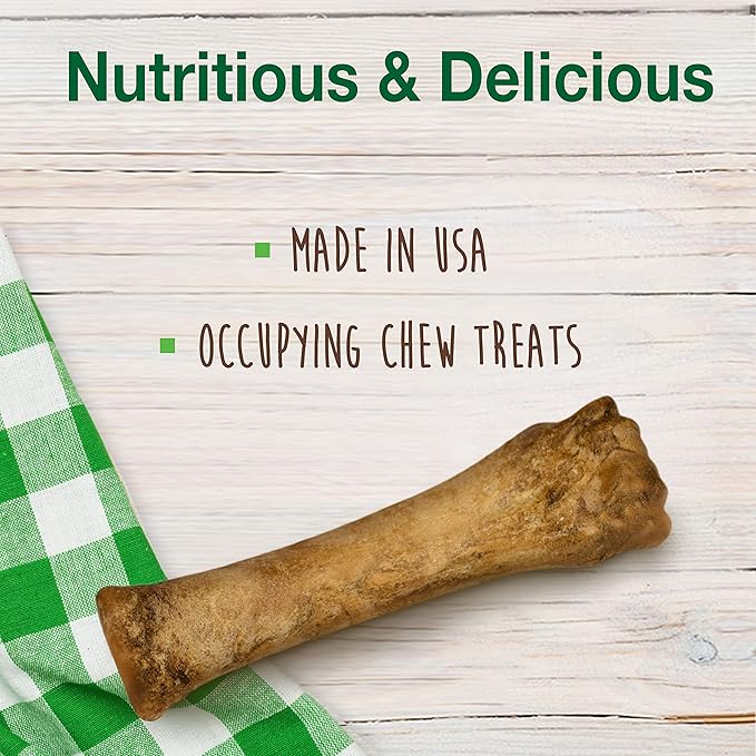 Nylabone Healthy Edibles Natural Dog Chews, Long Lasting Bones for Dogs, Chicken Flavor Dog Treats, X-Large (1 Count)