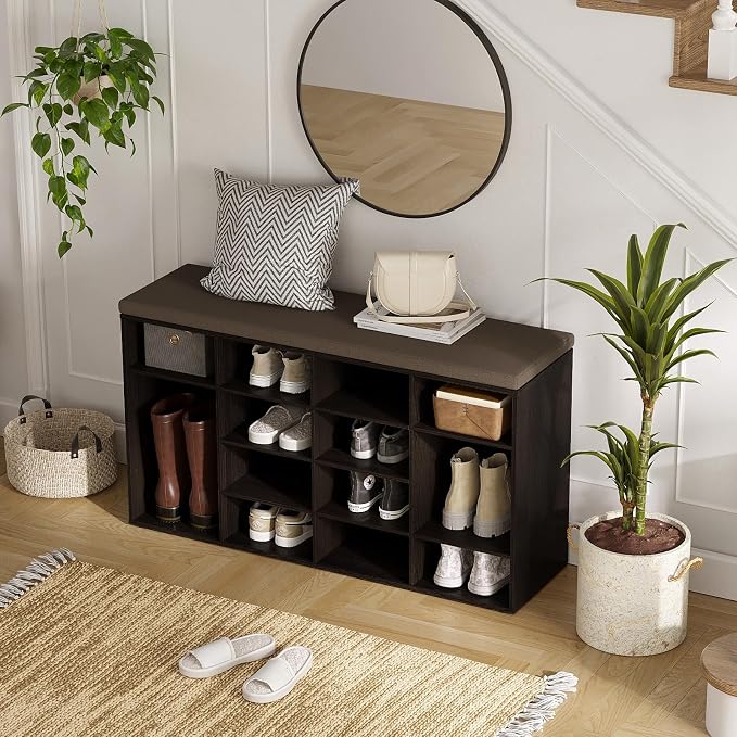 DINZI LVJ Shoe Storage Bench
