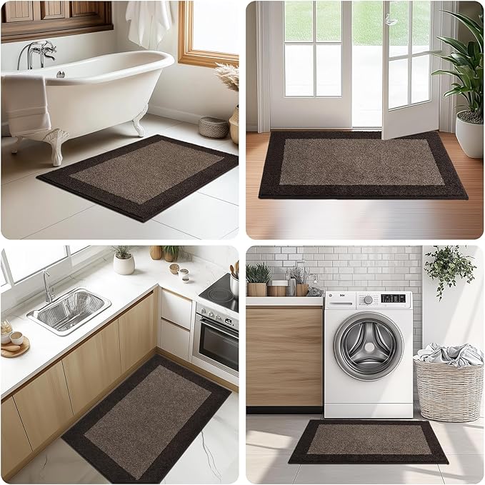 Machine Washable Kitchen Rug 32" x 84", Non Slip Kitchen Mat