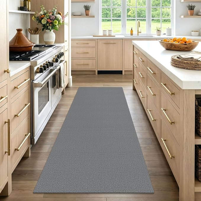EARTHALL Washable Runner Rug 3x7 Ft Non Slip Runners