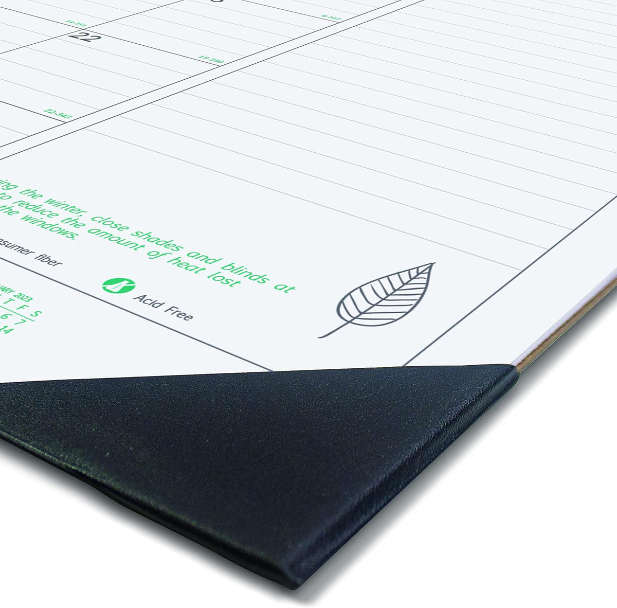 Brownline 2022 EcoLogix Monthly Desk Pad Calendar, 12 Months, January to December, 22" x 17", Recycled (C177437-22)