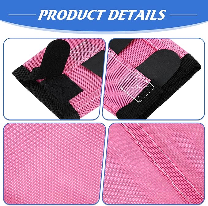 Set of 16 Mesh Fly Boots for Horse Breathable Mesh Horse Boots Protective Horse Leg Wraps Horse Leggings for Preventing Flies and Mosquitoes Bites
