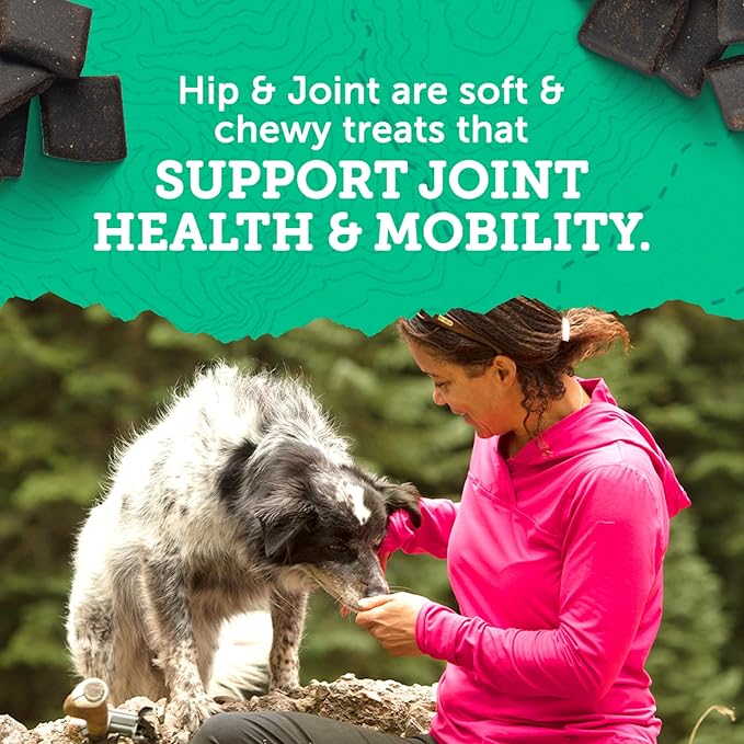 Zuke’s Hip and Joint Support Dog Treats for Adult Dogs of All Sizes, Senior Dog Treats made with Real Chicken, 16 oz. Resealable Pouch - 16 oz. Bag