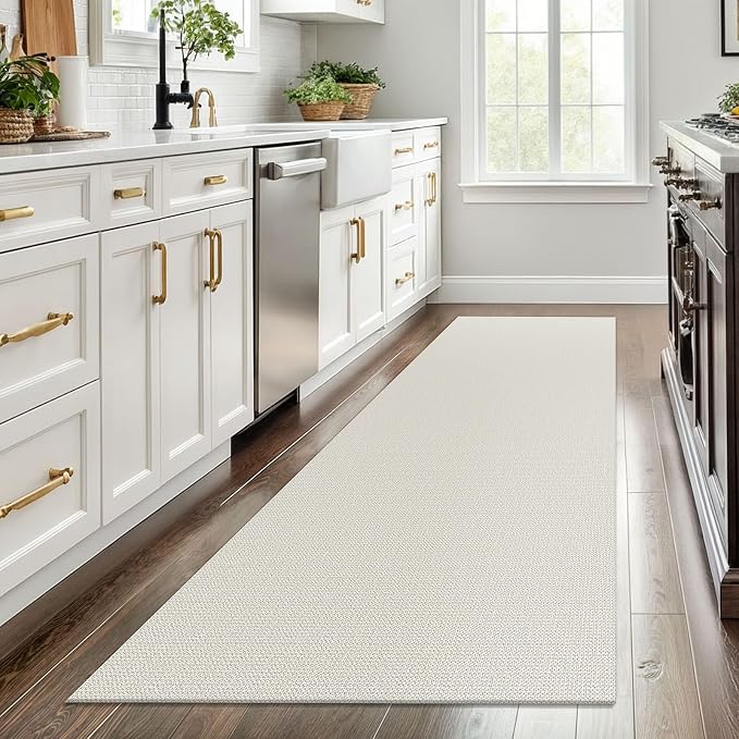 EARTHALL Washable Runner Rug 3x8 Ft Non Slip Runners