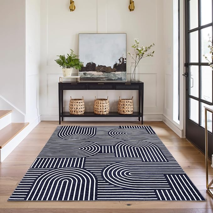 ROYHOME Washable Rug 5x7 Area Rugs