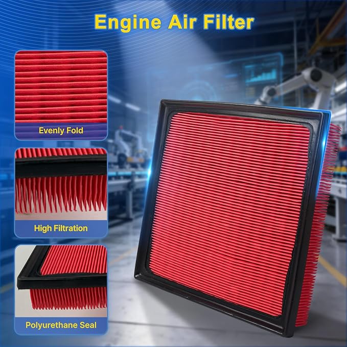 Cabin & Engine Air Filter Kit for 2019-2025 RAV4 2.5L