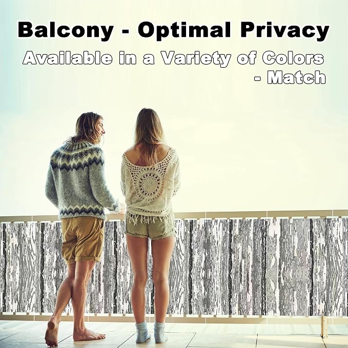 Privacy Screen 2' x 26.2' UV Protection Weather-Resistant Privacy Fence Panels