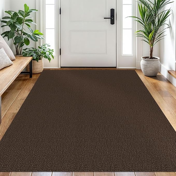 EARTHALL Washable Area Rug 4x6 Ft Non Slip Rugs