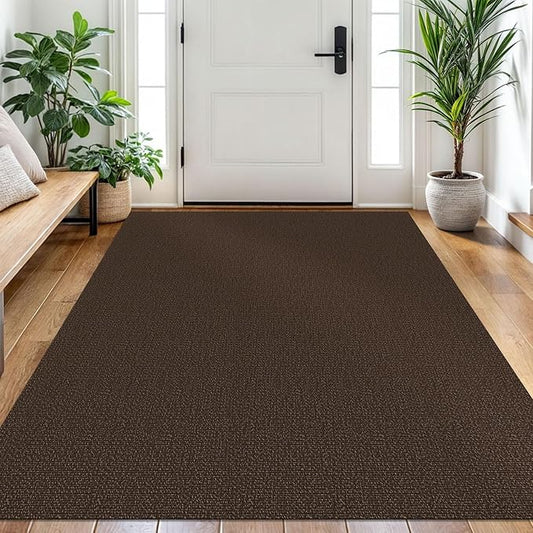 EARTHALL Washable Area Rug 4x6 Ft Non Slip Rugs