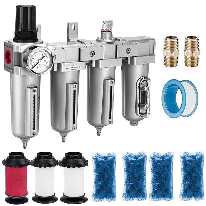 NANPU 1/2" NPT Industrial Grade 4 Stage Air Drying System