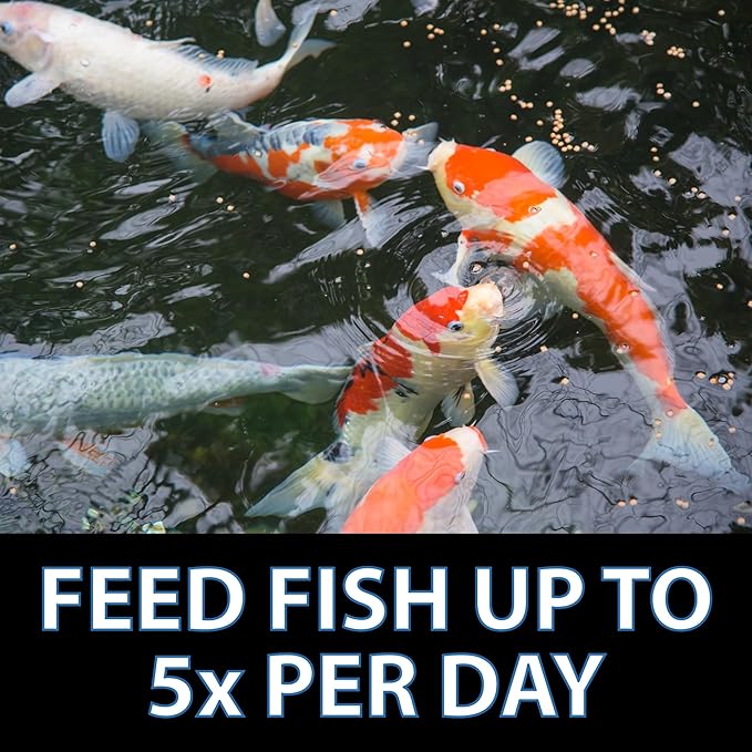 CrystalClear Platinum Fish Food, Premium Floating Pellets for Koi & Goldfish – Boost Growth, Color, and Wellness in Backyard Ponds & Water Gardens, 3mm Pellets, 17.6 Pounds