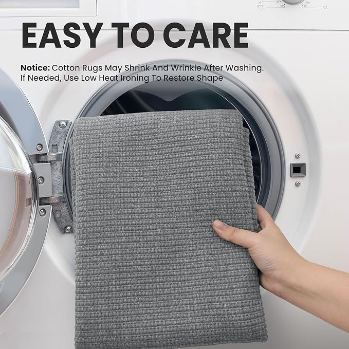 EARTHALL Washable Runner Rug 3x6 Ft Non Slip Runners