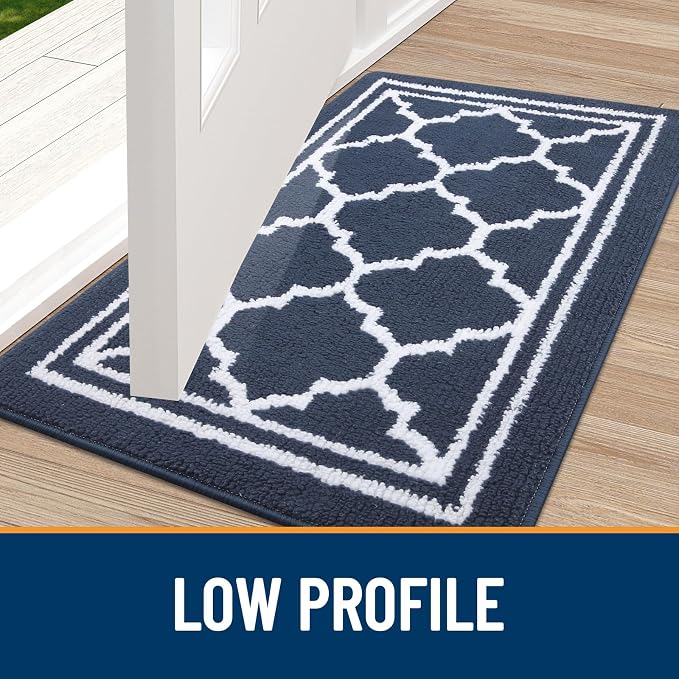 Buganda Indoor Door Mat, Dirt-Resistant and Absorbent Doormat, Low Profile