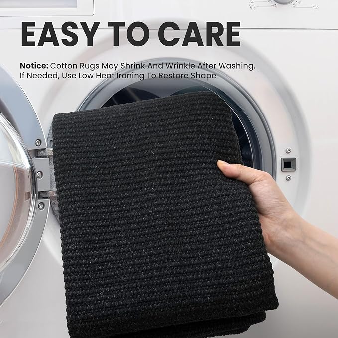 EARTHALL Washable Runner Rug 3x6 Ft Non Slip Runners