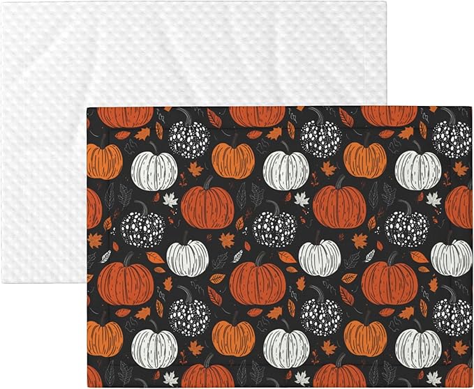 Fall Pumpkins Throw Blanket - Halloween Blanket for Dog Cat Autumn Pet Blankets 40x30 for Couch Sofa Bed