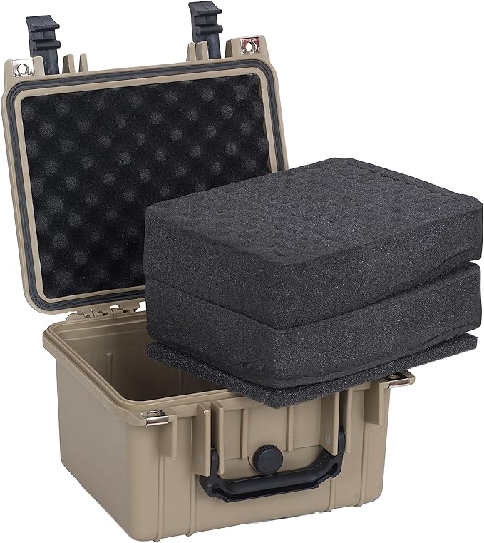 MEIJIA Portable All Weather IP67 Waterproof Camera Case, hard case