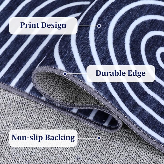 ROYHOME Modern Rug 2.5x8 Runners