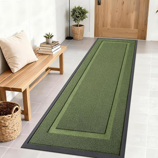 OLANLY Front Door Mat Indoor Outdoor Entrance, Waterproof All-Season,