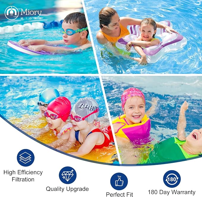 Miory 27002-0100S Pool Fliter Cartridges, Replacement