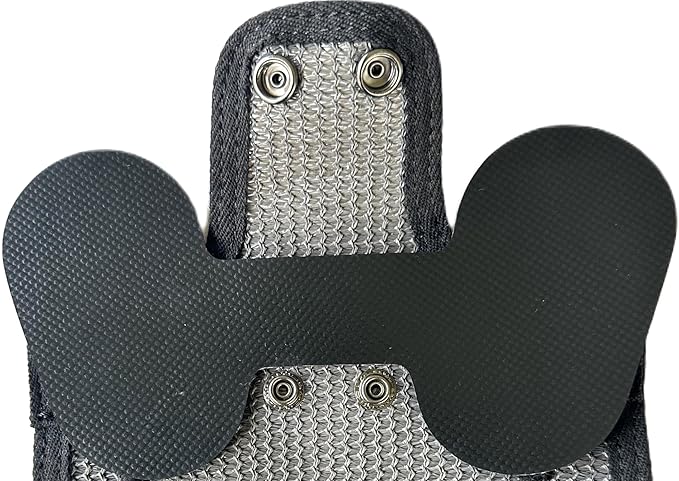 DOWN UNDER OUTDOORS 2 Pack Small Chicken Saddles for Bantams and Young Birds, Includes Shoulder Covers (Grey Mesh)