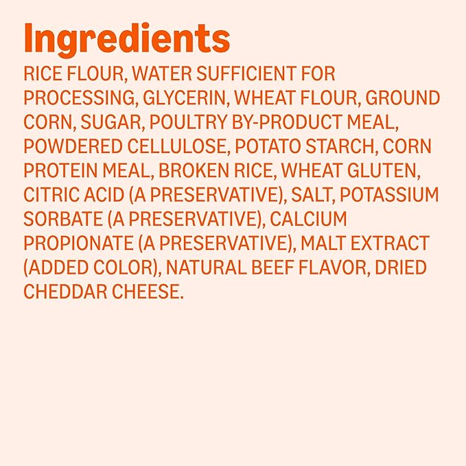 Amazon Basics Double Chew Bone Dog Treats, Beef and Cheddar - 8 count, 1 pack