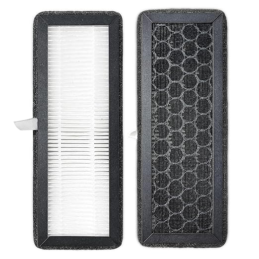 2 Pack HEPA 13 Activated Carbon Air Filter