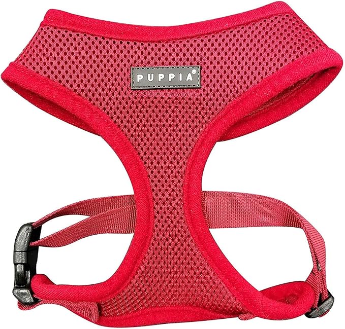 Puppia Soft Dog Harness, Wine, X-Small (PDCF-AC30-WN-XS)