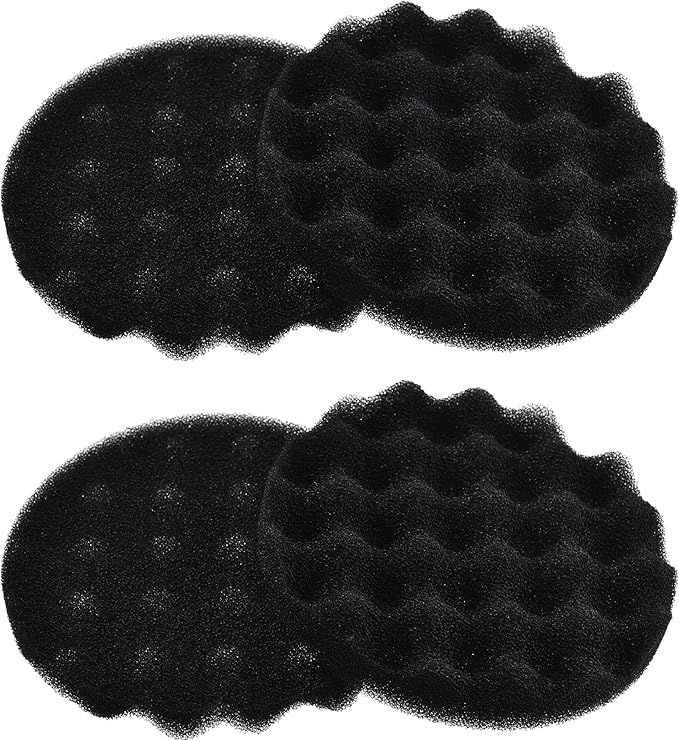 Aquarium Filter Pads Compatible with FX4 / FX5 / FX6 Canister Filter Media Replacement Parts (Sponge, 4 Pcs)