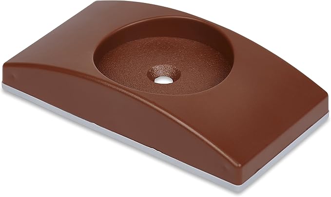 Wall Nanny - Baby Gate Wall Protector (Made in USA) Protects Walls and Doorways from Pet Gates - for Pressure Mounted Indoor Safety Baby Gates - Brown