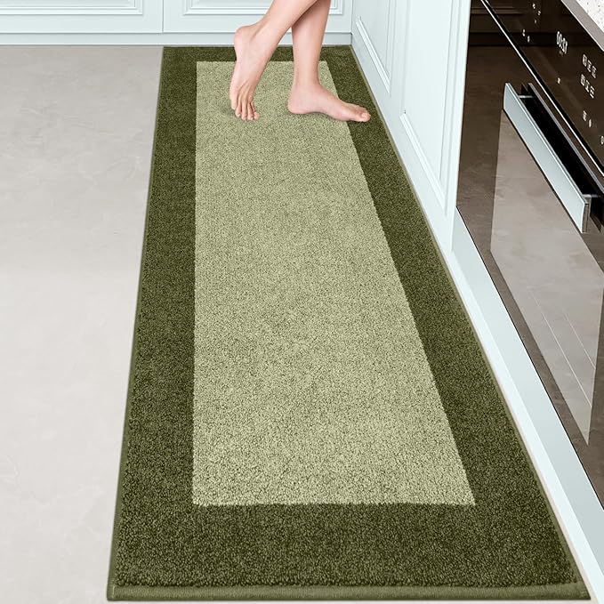 Machine Washable Runner Rug 24" x 84", Non Slip Kitchen Mat