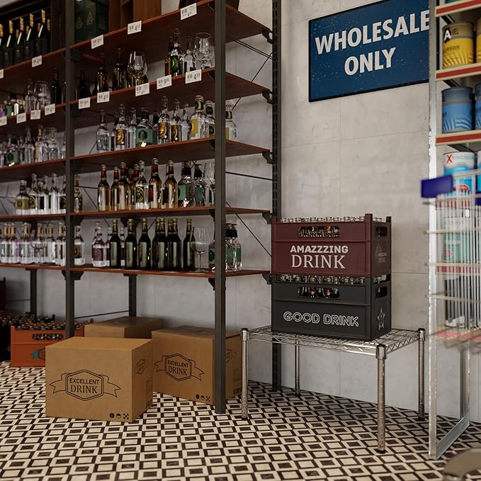 18" Deep x 24" Wide x 14" Height Wire Shelving Kit | 1-Tier | NSF Commercial Storage Rack Unit