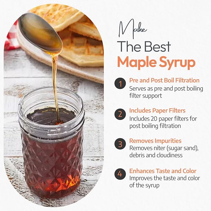 Cleaner Syrup, Better Filtration – Stainless Steel Cone Filter Holder