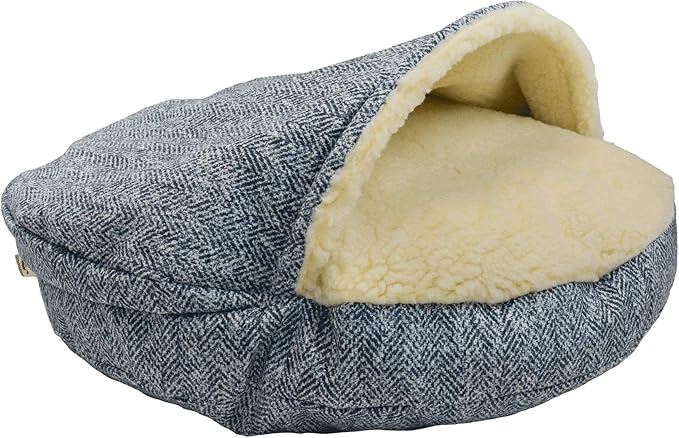 Snoozer Luxury Orthopedic Cozy Cave Pet Bed, Showdog Collection, Small - Palmer Indigo