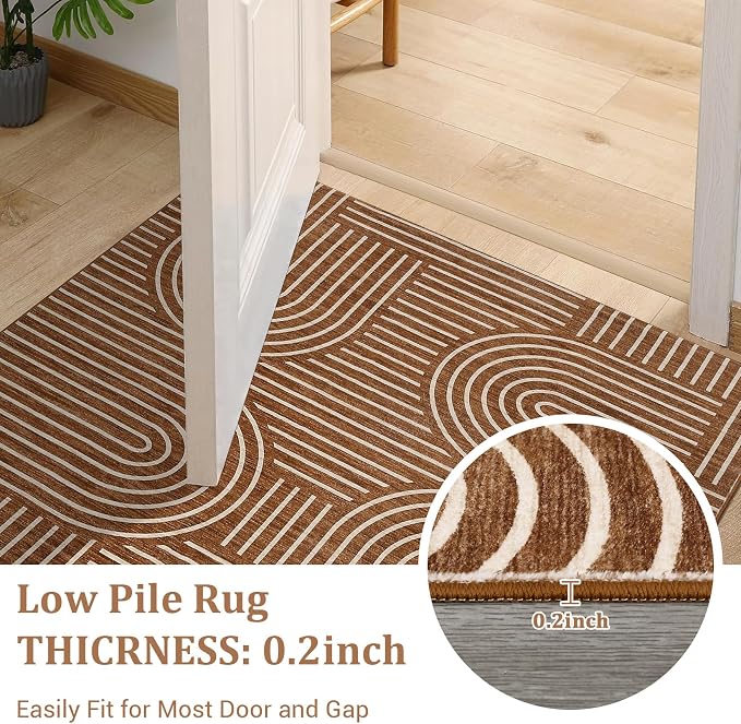 ROYHOME Modern Rug 2.5x8 Runners