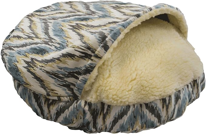 Snoozer Luxury Orthopedic Cozy Cave Pet Bed, Showdog Collection, Small - Palmer Dove