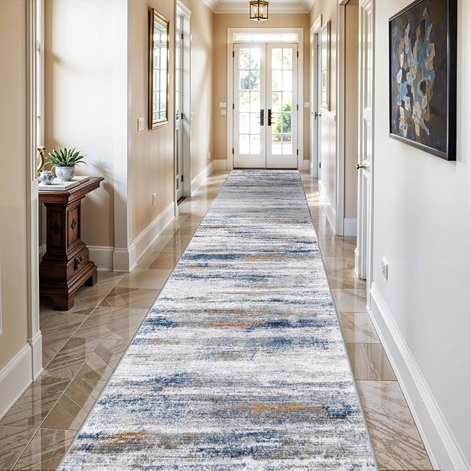 3x14 Washable Hallway Runner Rug: Extra Long Runners