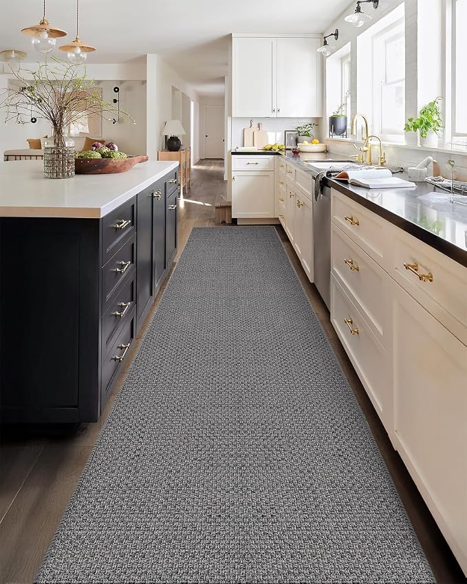 Color&Geometry Door Mat 2'4"x8' Runner Rug