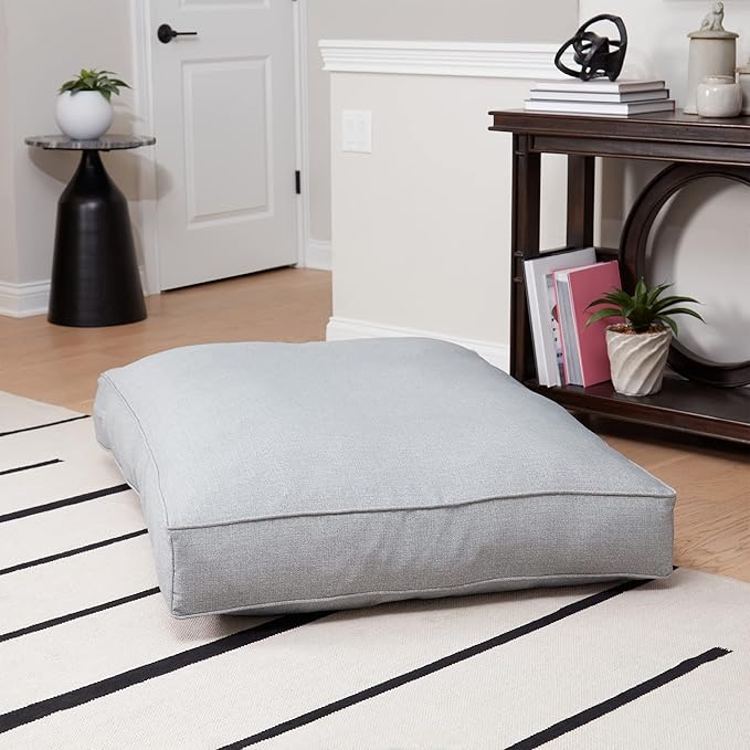 Casey Large (48 x 36 in.) Heather Rectangle Indoor/Outdoor Pillow Style Dog Bed