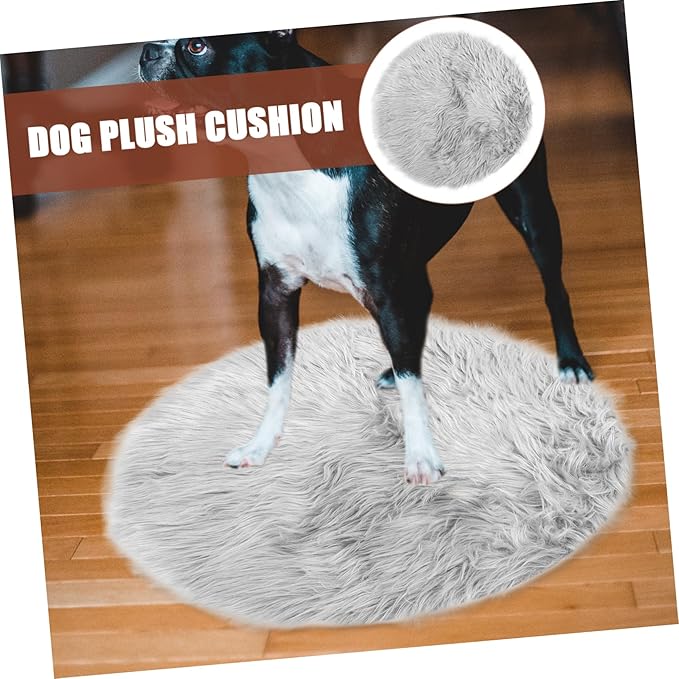 Dog Bed Furniture Plush Cushion for Dogs Mat Pet Blanket Pet Supplies Grey