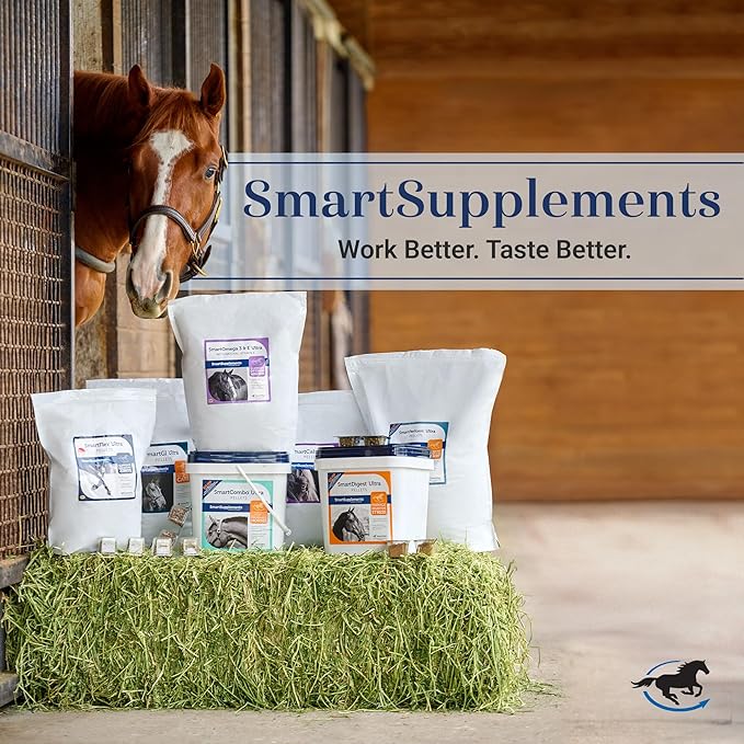 SmartFlex Senior Pellets | Horse Joint Supplement with Chondroitin Sulfate, Glucosamine and More | Joint Supplement for Senior Horses | 112 Servings | 14.8 lb Bag