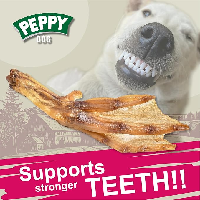 All Natural Duck Feet Dog Treats (20 pcs) | Dehydrated for Freshness | Supports Joint Health with Glucosamine and Chondroitin | Promotes Dental Hygiene | Perfect for Small and Medium Dogs