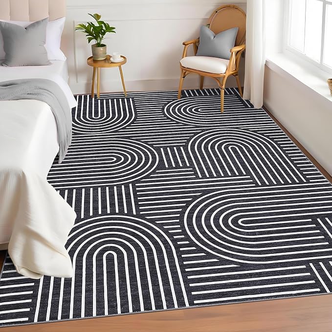 ROYHOME Washable Rug 5x7 Area Rugs