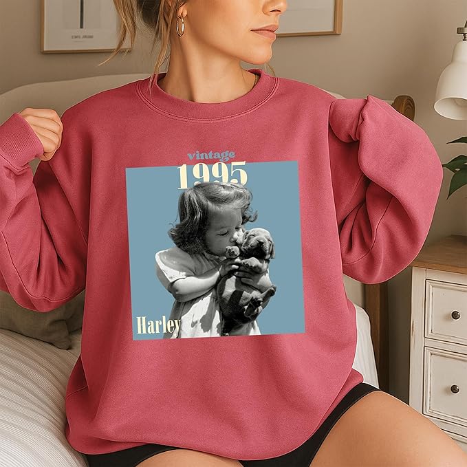 Nazenti Custom Photo Shirt, Personalized Tshirt for Mom, Dad, Grandma, Pet Lovers Gifts, Mama Gift for Women, Christmas Shirt